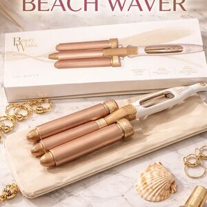 Professional Beauty Works “The Waver” Triple Barrel Ceramic Beach Waver.
